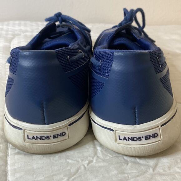 Lands End Mens Lightweight Boat Shoes Blue 13D - Picture 8 of 11